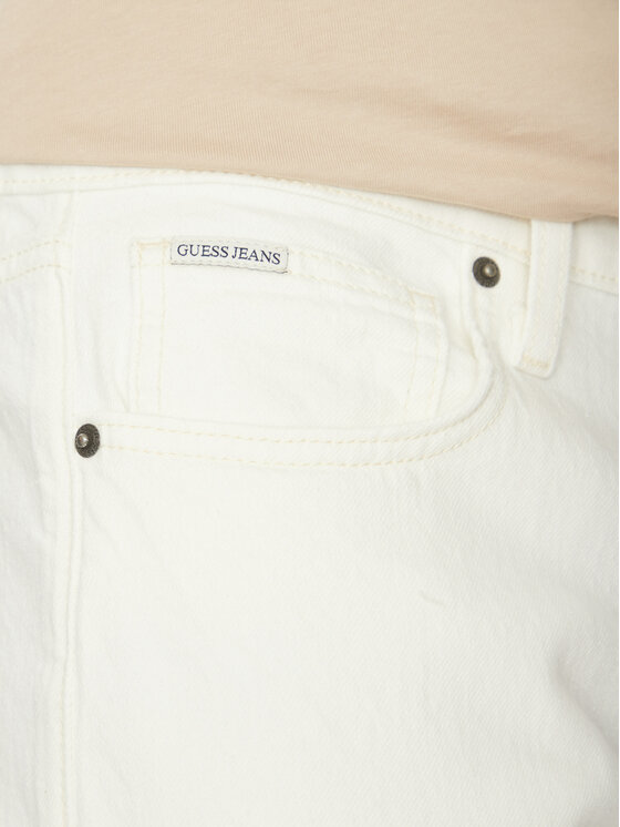 Guess Jeans Guess Jeans Jeans hlače M5GA1B D5OC1 Kremna Straight Fit