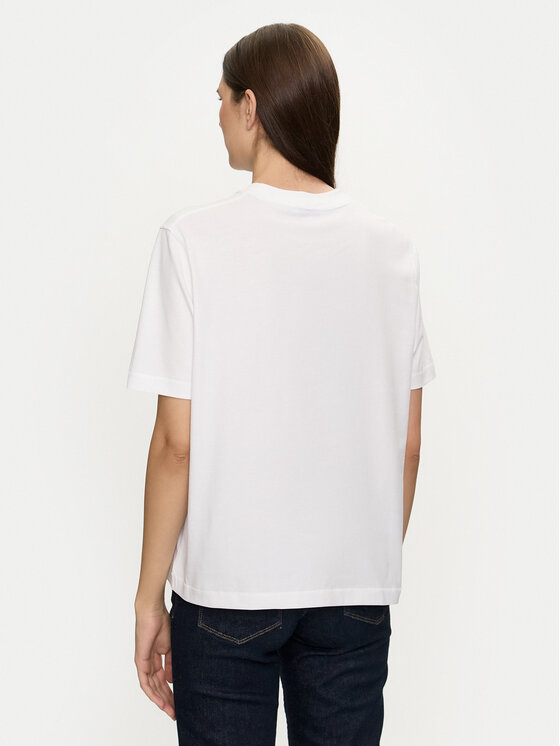 Tommy Hilfiger Tommy Hilfiger T-krekls Modern Flag WW0WW43597 Balts Relaxed Fit