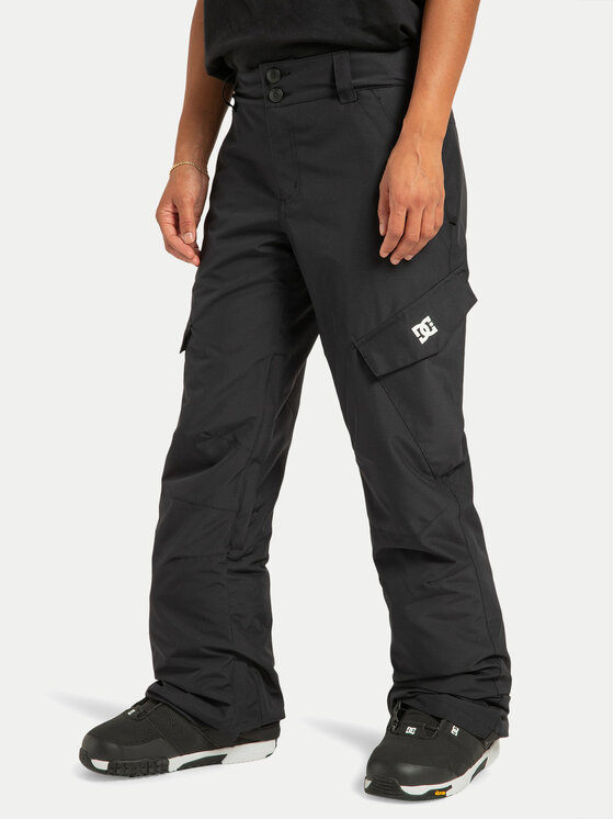 DC Shoes DC Shoes Сноуборд панталони Nonchalant ADJTP03023 Черен Regular Fit