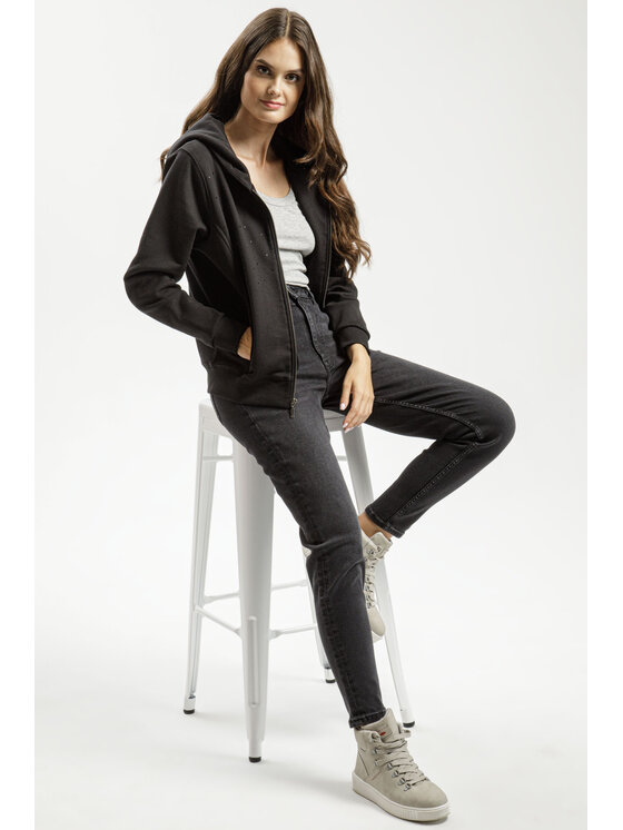 Cross Jeans Cross Jeans Jeansy N 432-084 Czarny Mom Fit