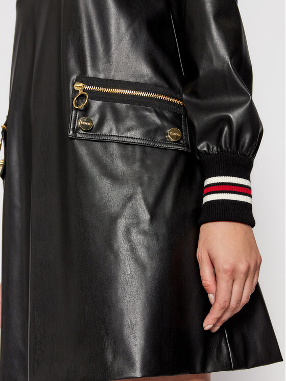 Iceberg Iceberg Vestito in similpelle 21II2P0H1312829 Nero Regular Fit