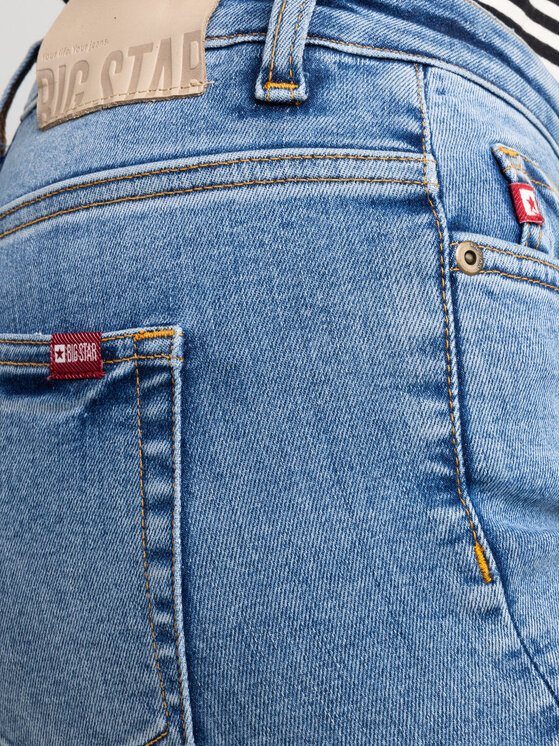 BIG STAR BIG STAR Jeansy KATRINA_HIGH_WAIST_355_190 Niebieski Slim Fit