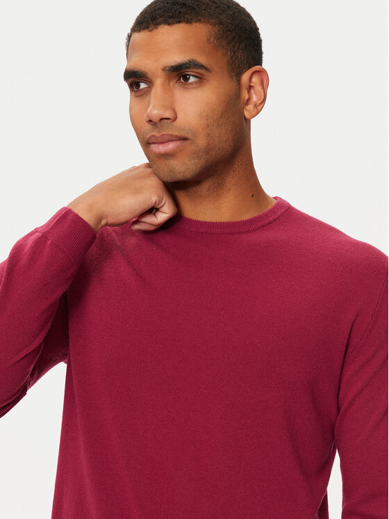 Maglione rosso benetton discount