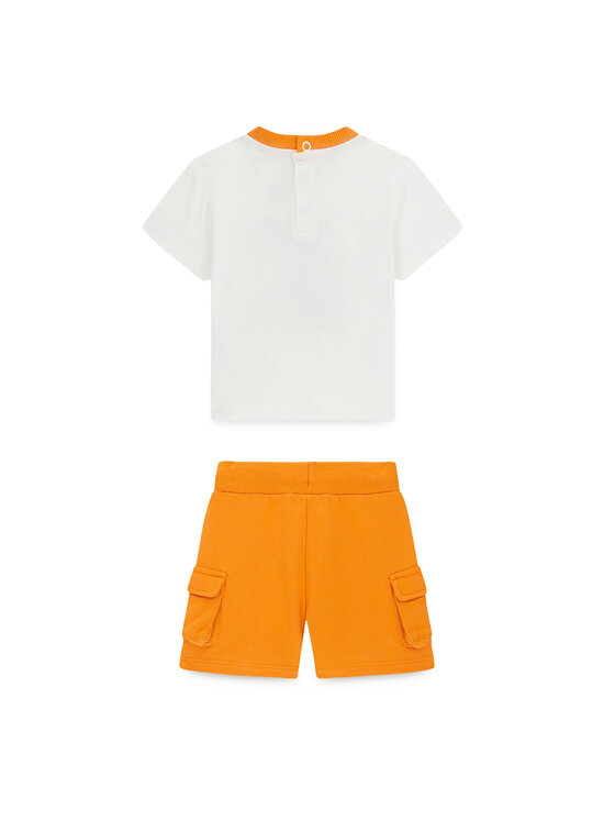 Guess Guess Súprava Tričko a šortky I6GG06 K8HM4 Oranžová Regular Fit