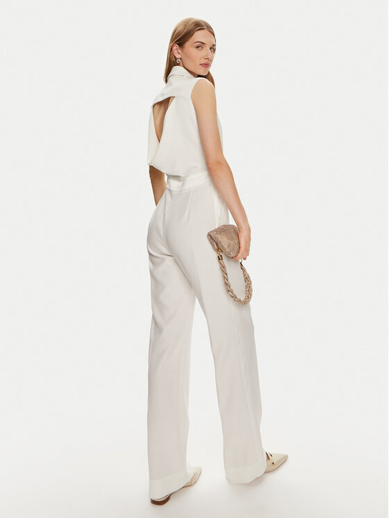 Fracomina Fracomina Jumpsuit FQ24SO2001W42901 Weiß Regular Fit