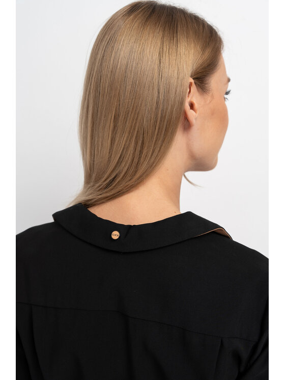 CLICK CLICK Každodenné šaty 60-6052 Čierna Premium Fit