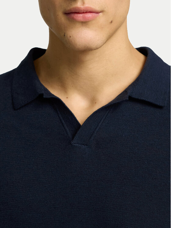 Selected Homme Selected Homme Tricou polo Mattis 16096197 Bleumarin Regular Fit