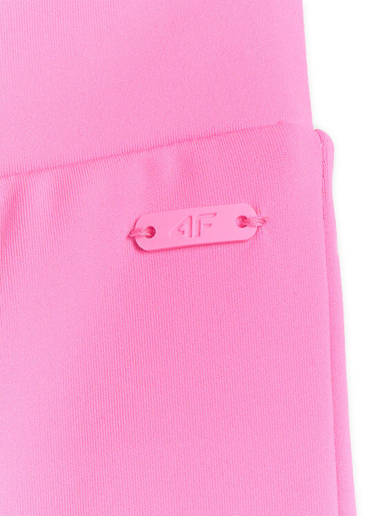 4F 4F Legginsy FOB SUMMER Różowy Slim Fit