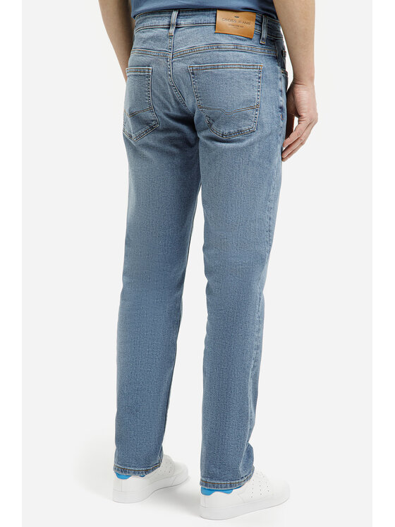 Cross Jeans Cross Jeans Jeansy F 194-293 Niebieski Tapered Leg
