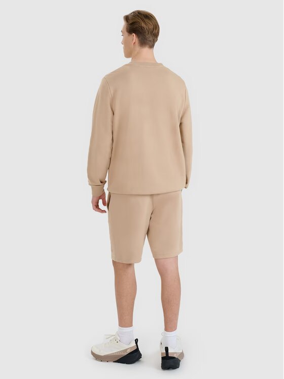 4F 4F Pantaloncini di tessuto 4FWSS25TSHOM571-83S Marrone Regular Fit