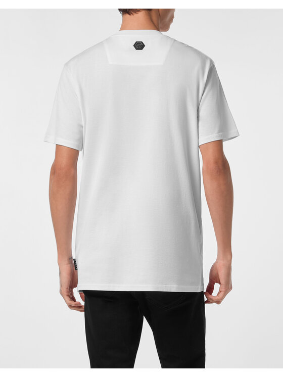 PHILIPP PLEIN PHILIPP PLEIN T-Shirt 24689 Biały Regular Fit