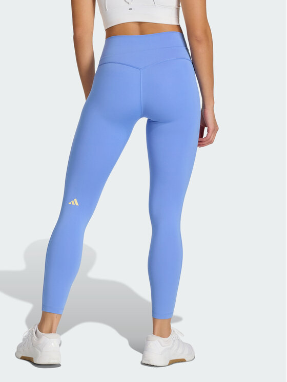 adidas adidas Legginsy 158041 Błękitny Fitted Fit