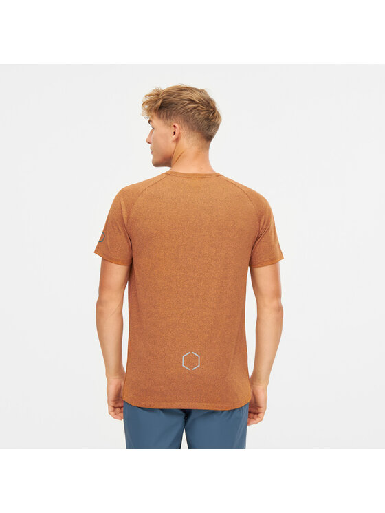 Alpinus Alpinus T-Shirt Dirfi Pomarańczowy Regular Fit