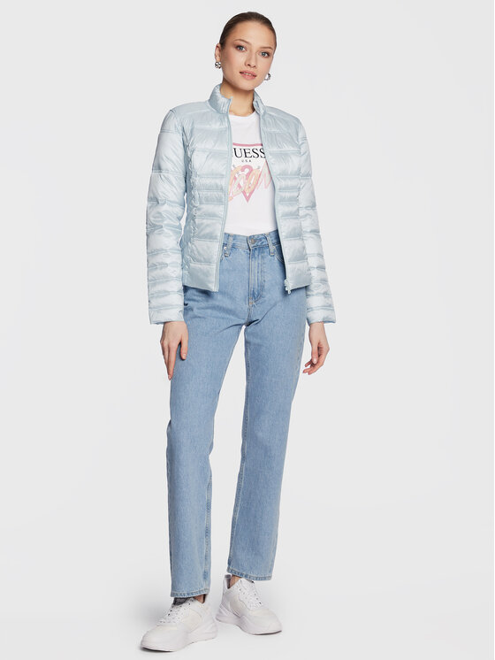 Guess Guess Преходно яке Janis W3RL04 WF5C2 Син Regular Fit