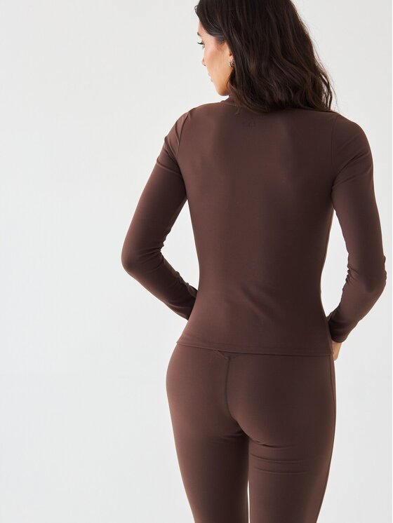 BeShaped BeShaped Longsleeve Morning Dew Brązowy Shaping Fit