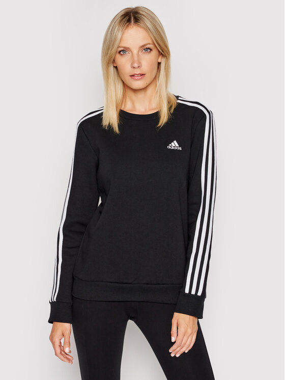 Felpa Essentials 3-Stri GS1344 Nero Regular Fit