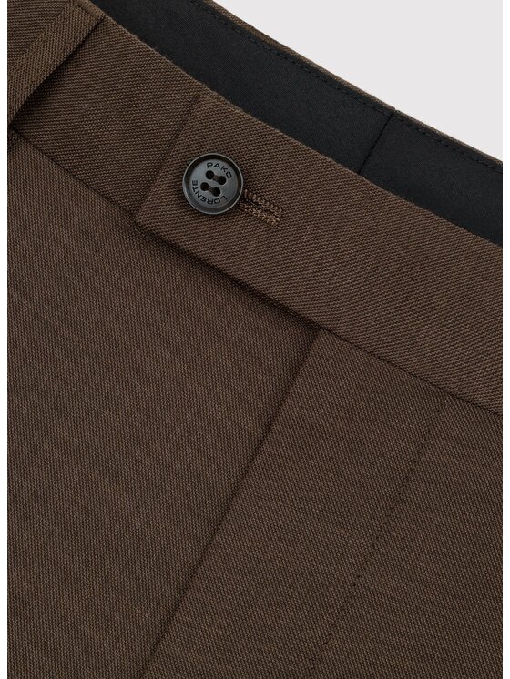 Pako Lorente Pako Lorente Spodnie garniturowe P26SF-6G-010 Brązowy Slim Fit