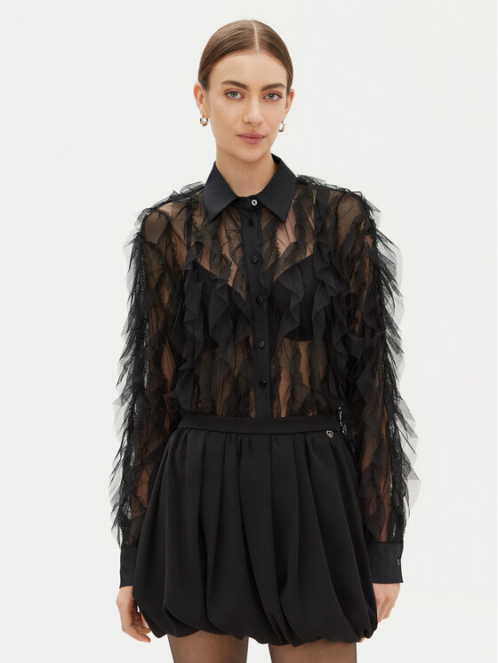 Imperial Imperial Cămașă C9990033S Negru Regular Fit