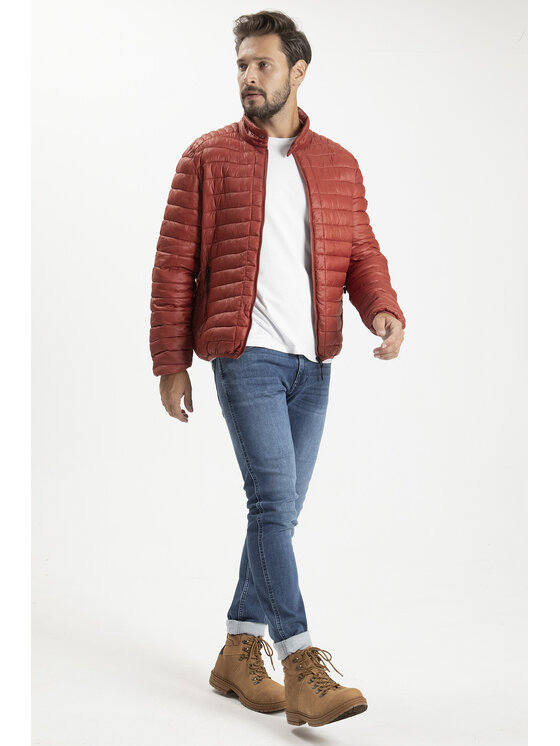 Cross Jeans Cross Jeans Kurtka przejściowa 40244-195 Czerwony Regular Fit