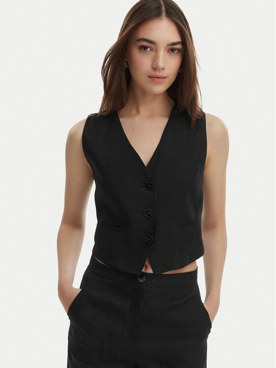 Marella Marella Gilet da completo Veranda 2615151032 Nero Regular Fit