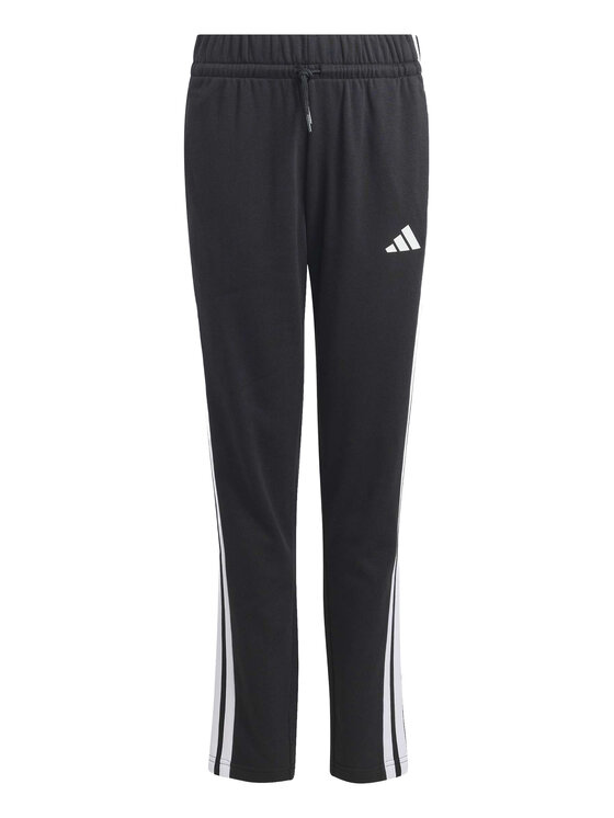 adidas adidas Спортивний костюм Seasonal Essentials Tiberio 3 Stripes French Terry KC6415 Чорний Regular Fit
