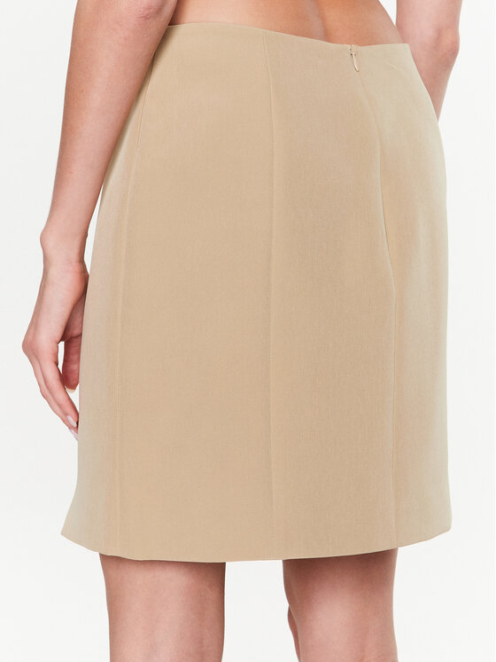 Bruuns Bazaar Bruuns Bazaar Spódnica trapezowa Rubysue Susan BBW3001 Beżowy Regular Fit
