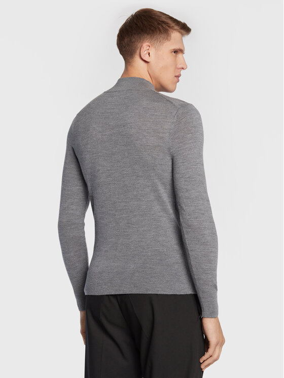 Calvin Klein Calvin Klein Rollkragenpullover Superior K10K110424 Grau Regular Fit