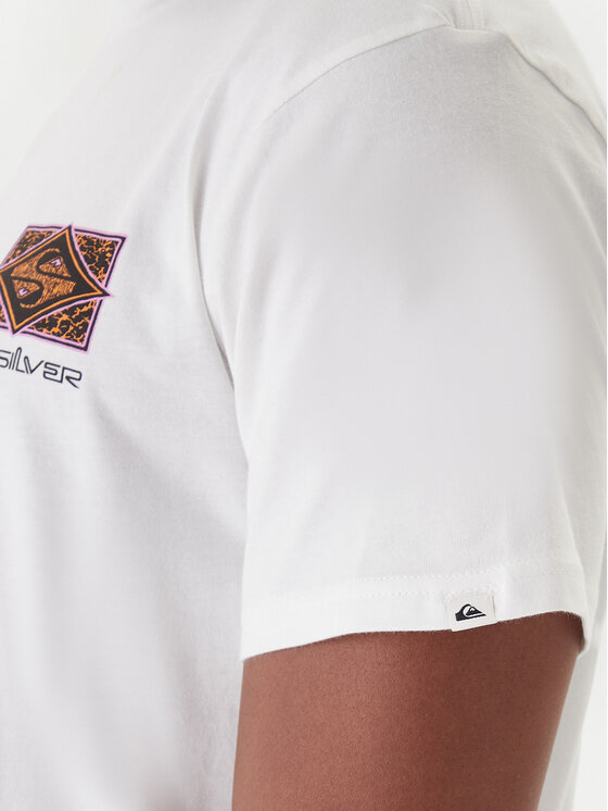 Quiksilver Quiksilver T-Shirt Evo Youth Crisis EQYZT08192 Weiß Regular Fit