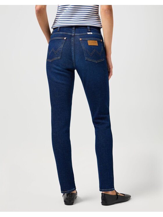 Wrangler Wrangler Jeansy SIENNA Niebieski Skinny Fit