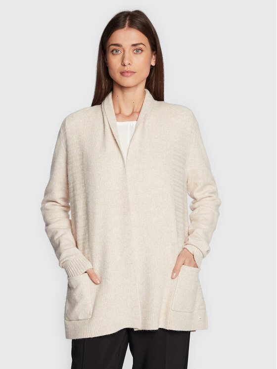 Olsen Olsen Kardigán Henny 11003864 Ekru Regular Fit