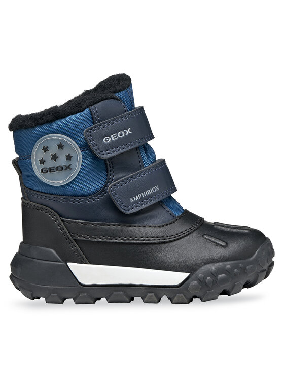 Geox Geox Cizme de zăpadă B Trekkyup Boy B Abx B566LI 054FU C4585 M Negru