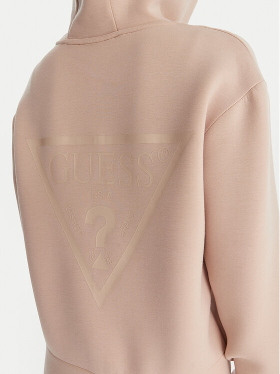 Guess Guess Majica dugih rukava V3RQ11 K7UW2 Bež Regular Fit