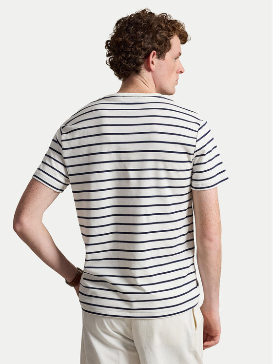 Polo Ralph Lauren Polo Ralph Lauren T-Shirt 710B16648002 Biały Regular Fit