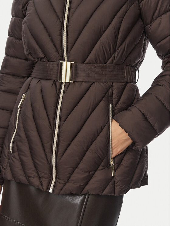 MICHAEL Michael Kors MICHAEL Michael Kors Giubbotto invernale 77A6945M42 Marrone scuro Slim Fit
