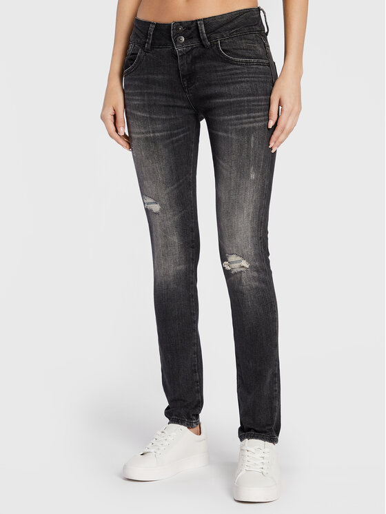 LTB Jeans hlače Molly 51468 15200 Siva Super Slim Fit