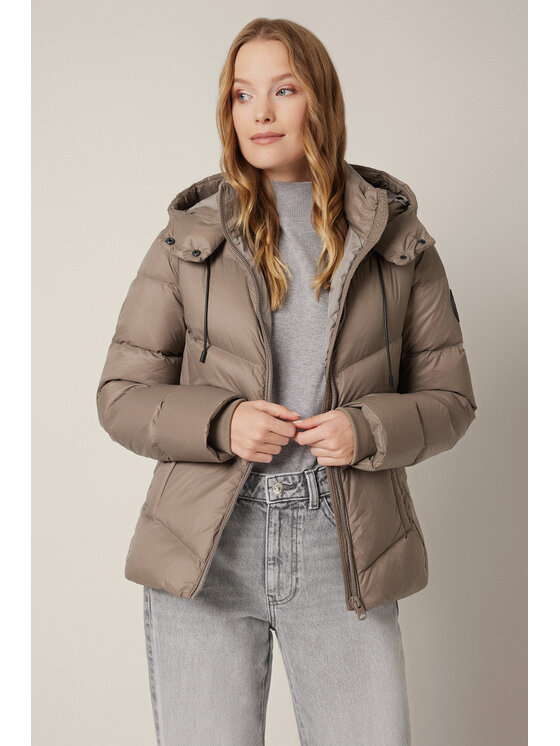 Lancerto Lancerto Kurtka puchowa Makarora KU073225000024 Brązowy Regular Fit