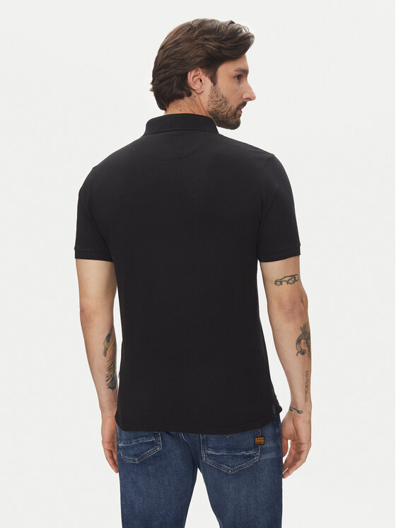 Lindbergh Lindbergh Polo 30-404020 Μαύρο Relaxed Fit