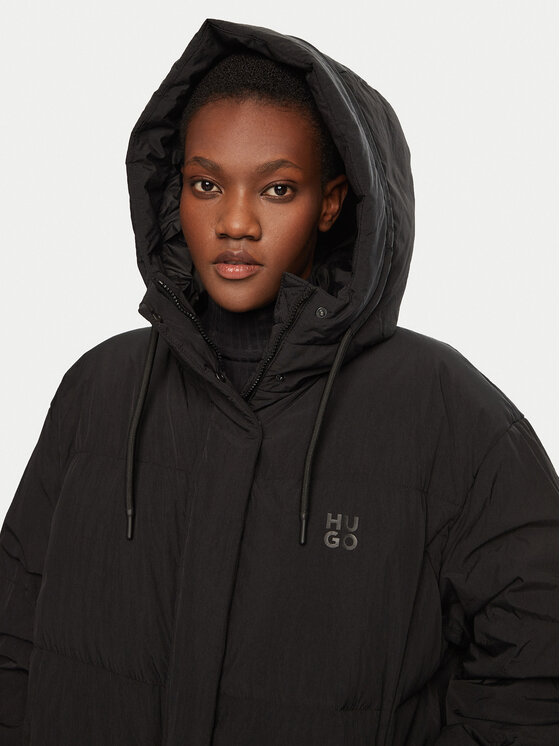 HUGO HUGO Zimski kaput Fini-2 50522318 Crna Relaxed Fit