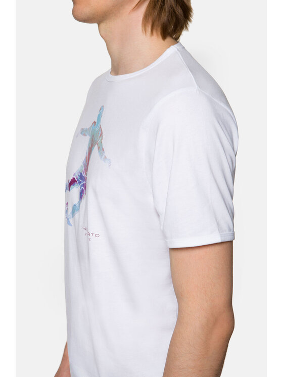 Lancerto Lancerto T-Shirt Lennox TS073221000041 Biały Regular Fit