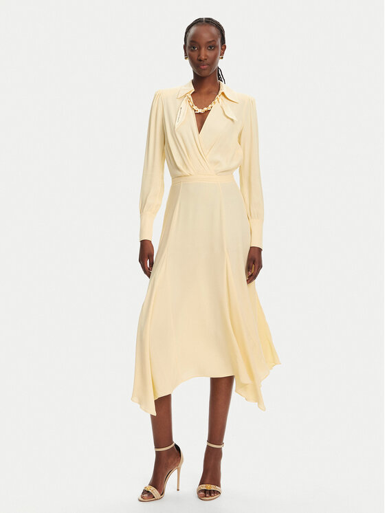 Elisabetta Franchi Elisabetta Franchi Rochie cocktail AB86352E2 DC7 Galben Regular Fit