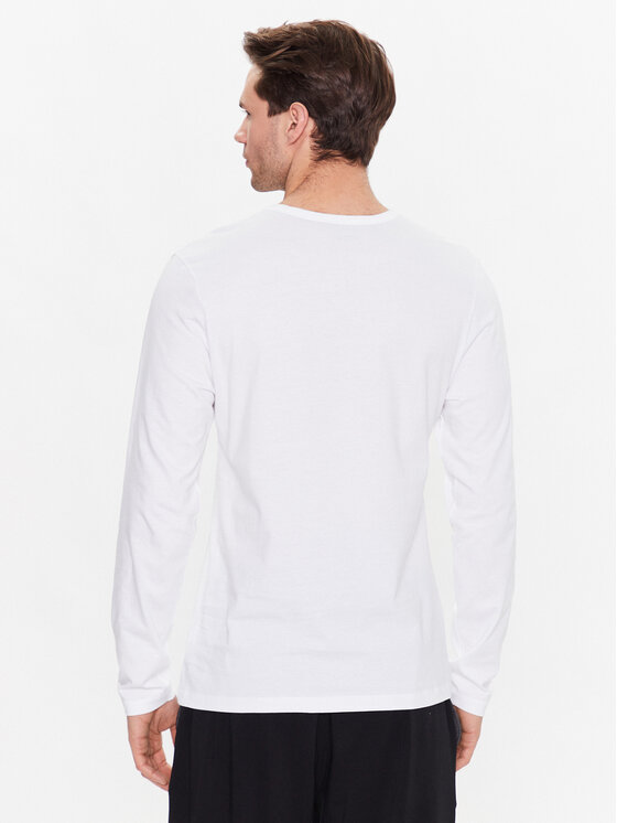 Longsleeve 50492321 Bianco Regular Fit
