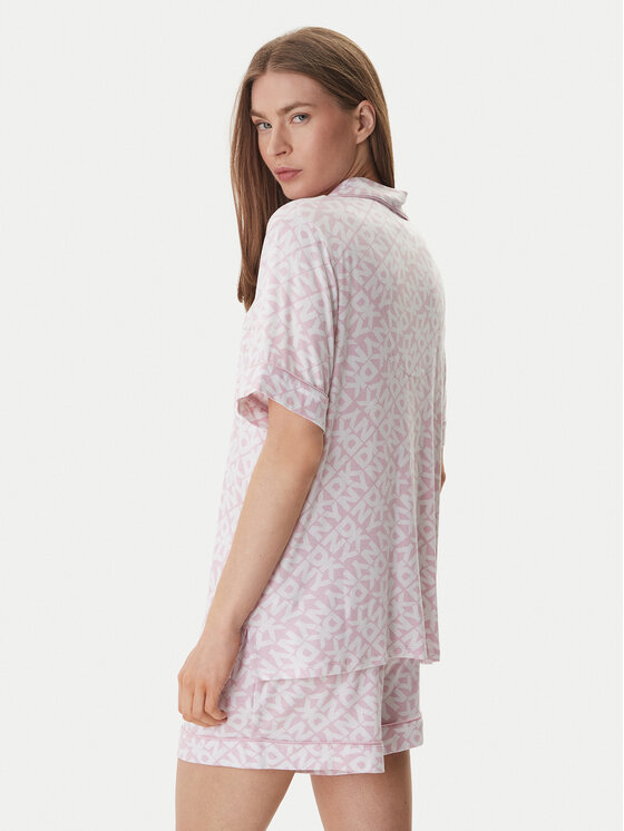 DKNY DKNY Pižama YI50058 Rožinė Regular Fit
