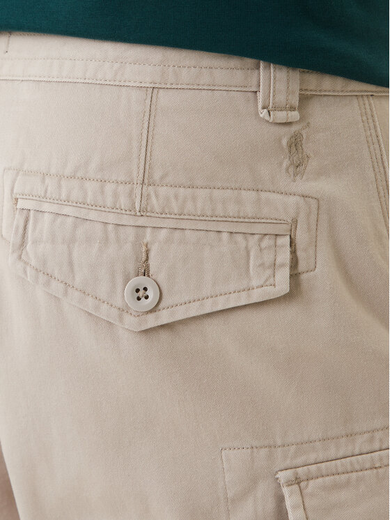 Polo Ralph Lauren Polo Ralph Lauren Pantalon scurți din material 710964027004 Bej Relaxed Fit