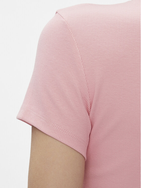 Tommy Jeans Tommy Jeans T-Shirt Essential DW0DW17383 Rosa Slim Fit