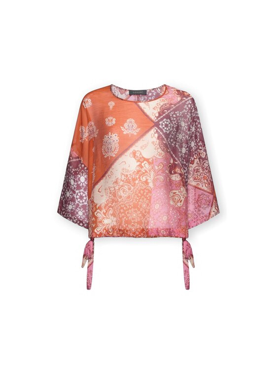 Elena Mirò Elena Mirò Bluzka 2220E300353N001 Pomarańczowy Boxy Fit