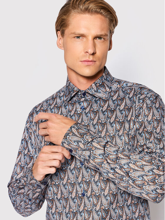 Camicia 100003505 Multicolore Slim Fit