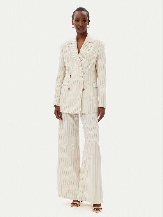 Fracomina Fracomina Sakko FR25SJ3003W761D4 Écru Slim Fit
