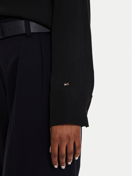 Tommy Hilfiger Tommy Hilfiger Μπλουζάκι WW0WW43364 Μαύρο Regular Fit