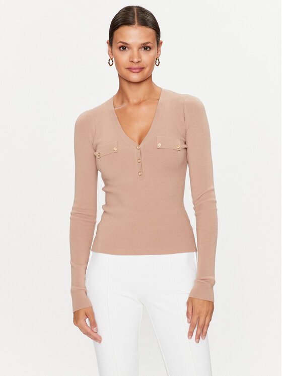 Guess Guess Светр Flavie W3YR31 Z2YN2 Бежевий Regular Fit
