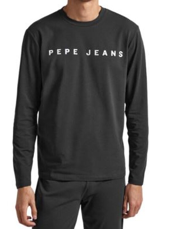 Pepe Jeans Pepe Jeans T-Shirt PMU20005 999 Czarny Regular Fit